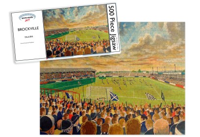 Brockville Stadium Fine Art Jigsaw Puzzle - Falkirk FC